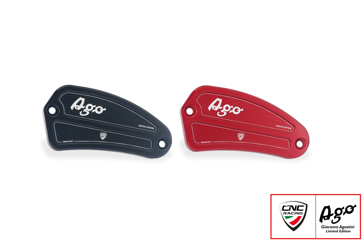 CNC Racing GIACOMO AGOSTINI LIMITED EDITION Billet Clutch Reservoir Cap Fits: all MV Agusta with Nissin masters CNC Racing GIACOMO AGOSTINI LIMITED EDITION Billet Clutch Reservoir Cap Fits: all MV Agusta with Nissin masters